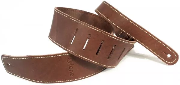Sangle courroie X-tone xg 3151 Classic Leather Guitar Strap - Brown
