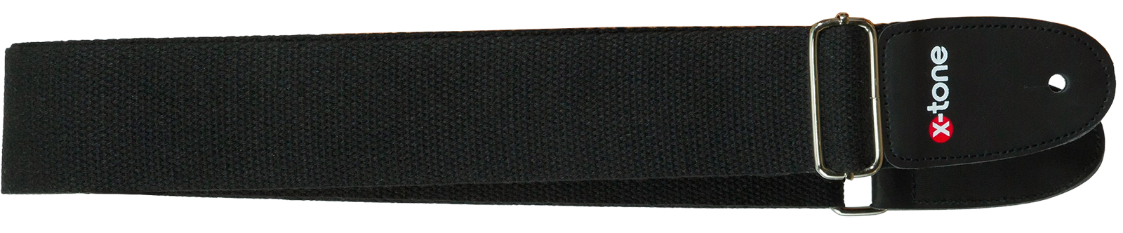X-tone B043-bk Cotton Metal Buckle Guitar Strap - Sangle Courroie - Variation 1
