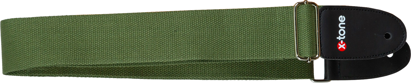 X-tone B038-gr Cotton Metal Buckle Guitar Strap - Sangle Courroie - Variation 1