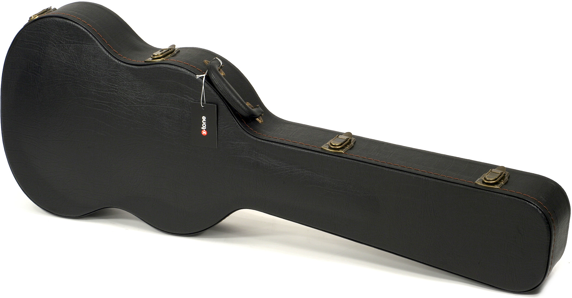 X-tone 1553 Deluxe Electrique Sg En Forme Black - Etui Guitare Électrique - Main picture