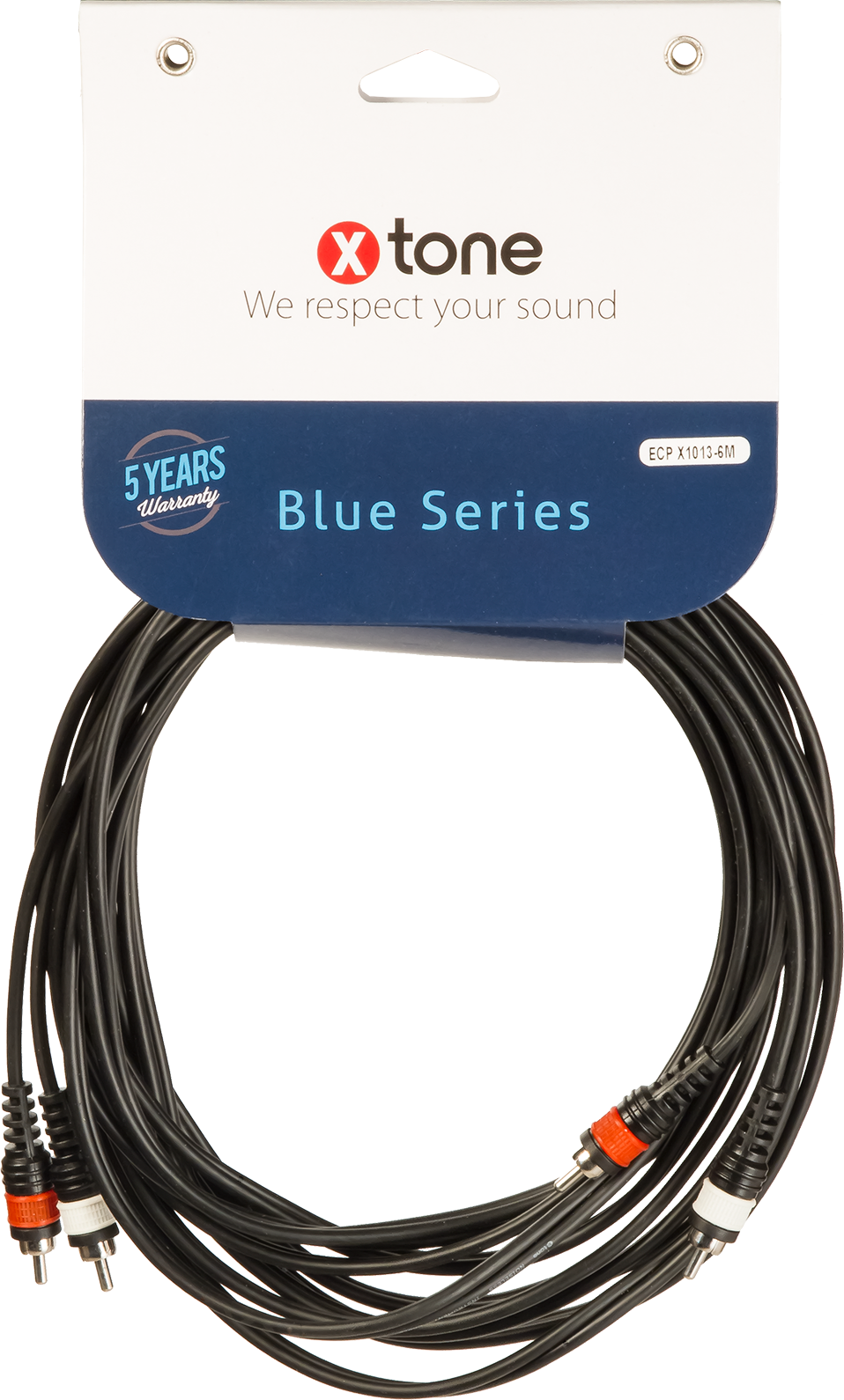 X-tone 2 Rca / 2 Rca 6m Blue Series (x1013-6m) - CÂble - Main picture