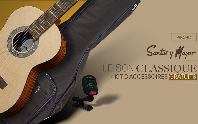 X-tone Housse Guitare 3/4 + Accordeur - Accordeur - Main picture