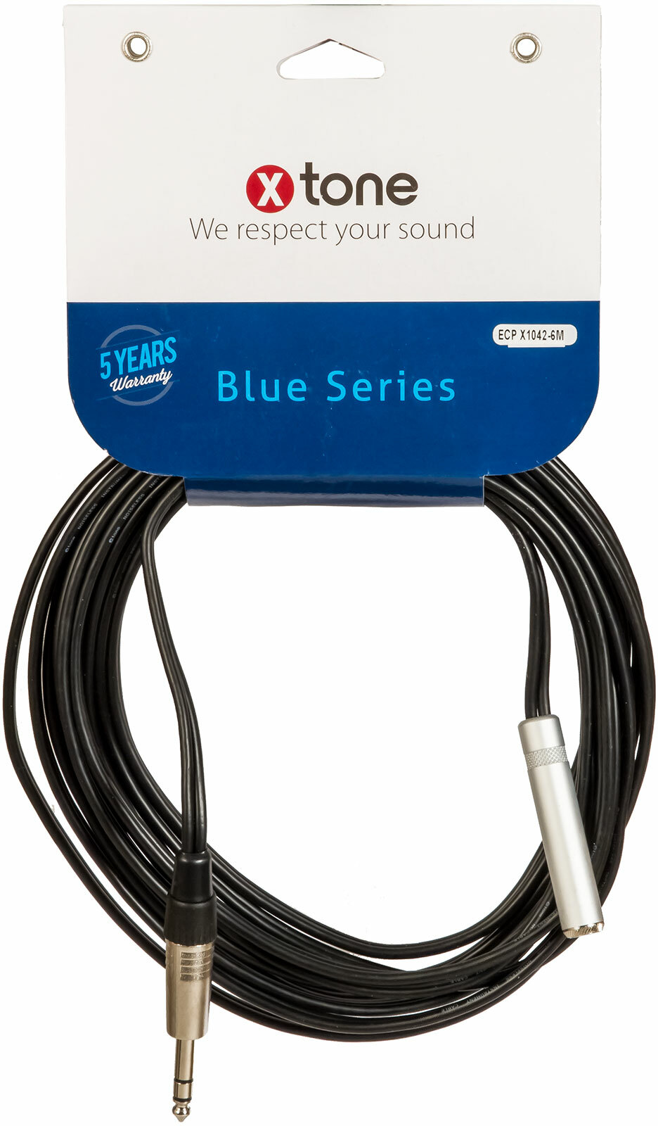 X-tone Jack St / Jack(f) St 6m Blue Series (x1042-6m) - CÂble - Main picture