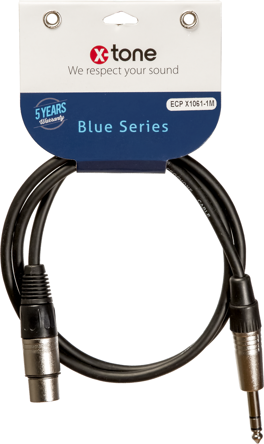 X-tone Jack St / Xlr(f) 1m Blue Series (x1061-1m) - CÂble - Main picture