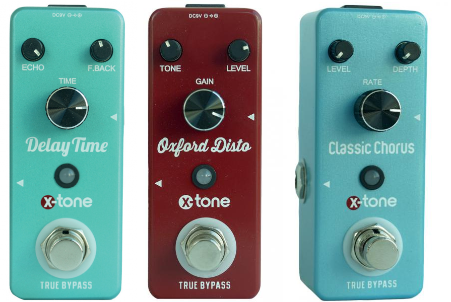 X-tone Pack 3 Effets Disto + Chorus + Delay - PÉdale Reverb / Delay / Echo - Main picture