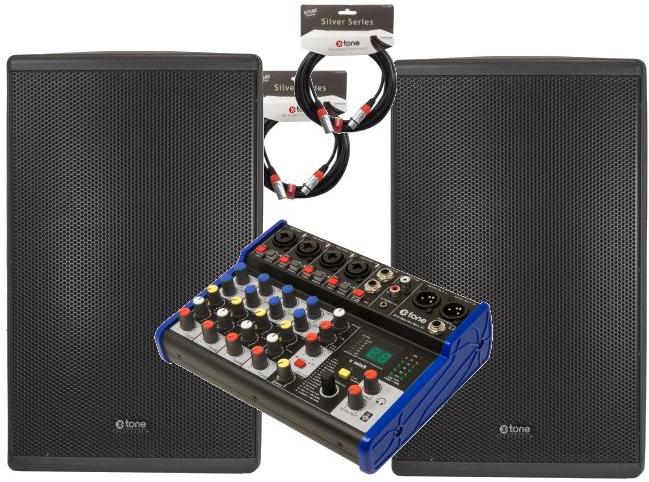 Pack sonorisation X-tone Pack Sono 600 Watts 8 canaux