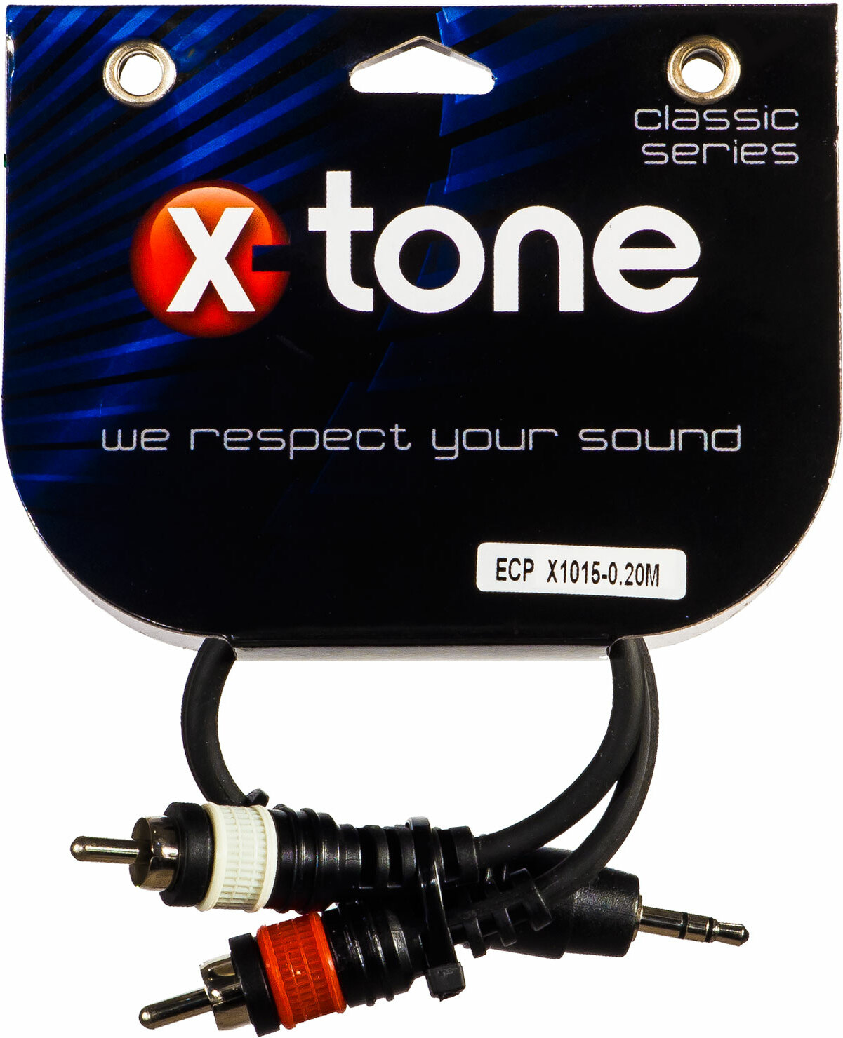 X-tone X1015-0.20m - Jack(m) 3,5 Stereo / 2 Rca(m) - CÂble - Main picture