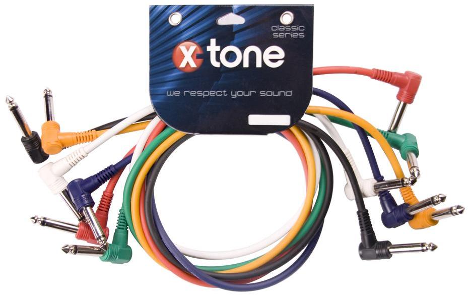Patch X-tone X1029 - Patch 6xJack-Jack - 30cm
