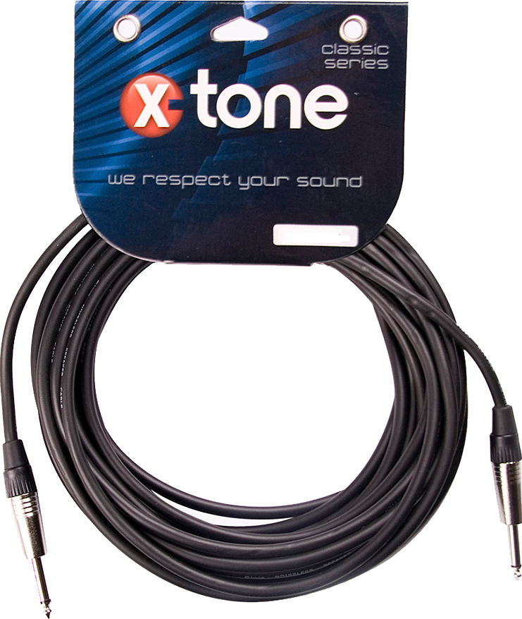 X-tone X1033 Speaker Cable Hp Classic Diametre 6mm Jacks Droits 3.2ft . 1m - CÂble - Main picture