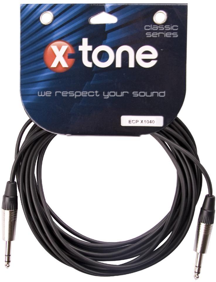 Câble X-tone X1040 - Jack-Stereo-Male / Jack-Stereo-Male - 6M