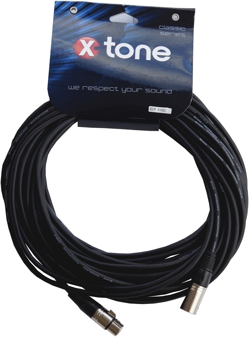 X-tone X1052-20m Xlr (m) / Xlr (f) - CÂble - Main picture