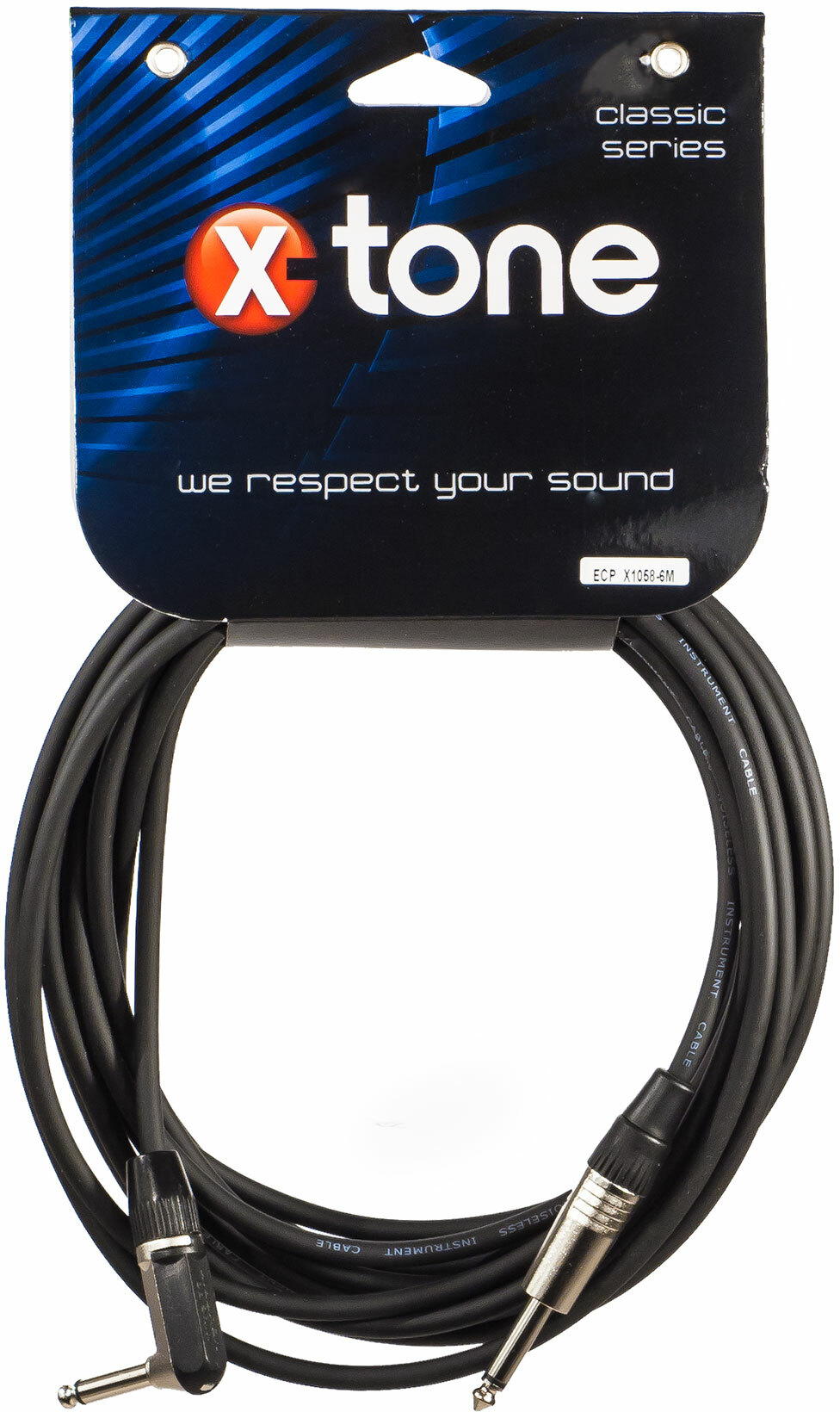 X-tone X1058-6m - Jack(m) 6,35 Mono CoudÉ / Jack(m) 6,35 Mono - CÂble - Main picture