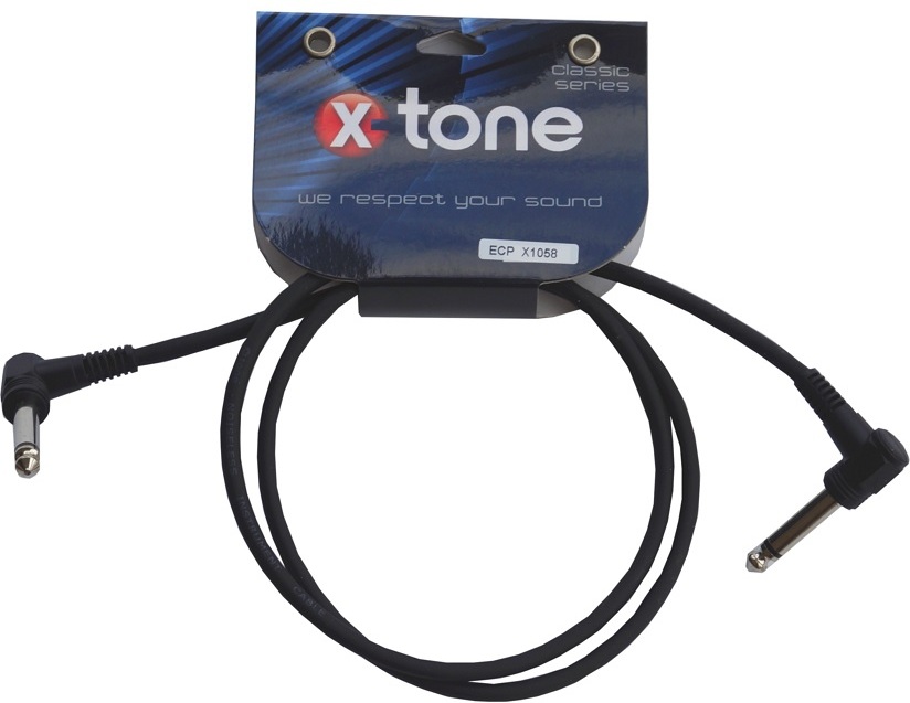 X-tone X1058 Intrument Patch Cable Jack Coude 90cm - - CÂble - Main picture