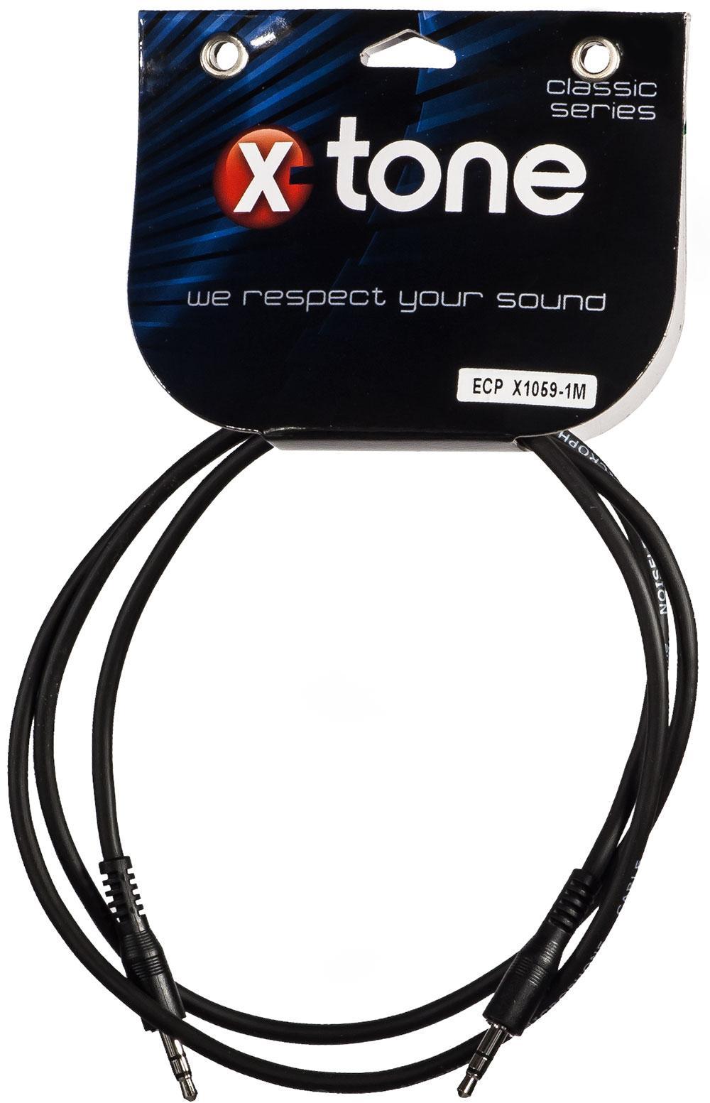 Câble X-tone X1059-1M - Jack(M) 3,5 Stereo / Jack(M) 3,5 Stereo