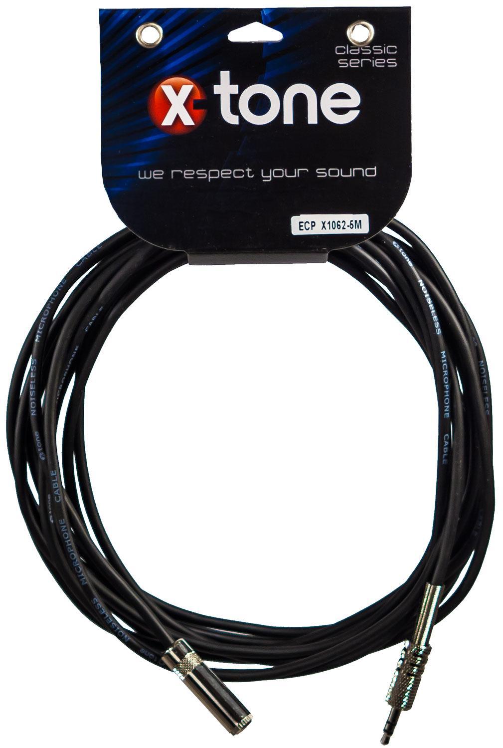 Câble X-tone X1062-5M - Jack(M) 3,5 Stereo / Jack(F) 3,5 Stereo