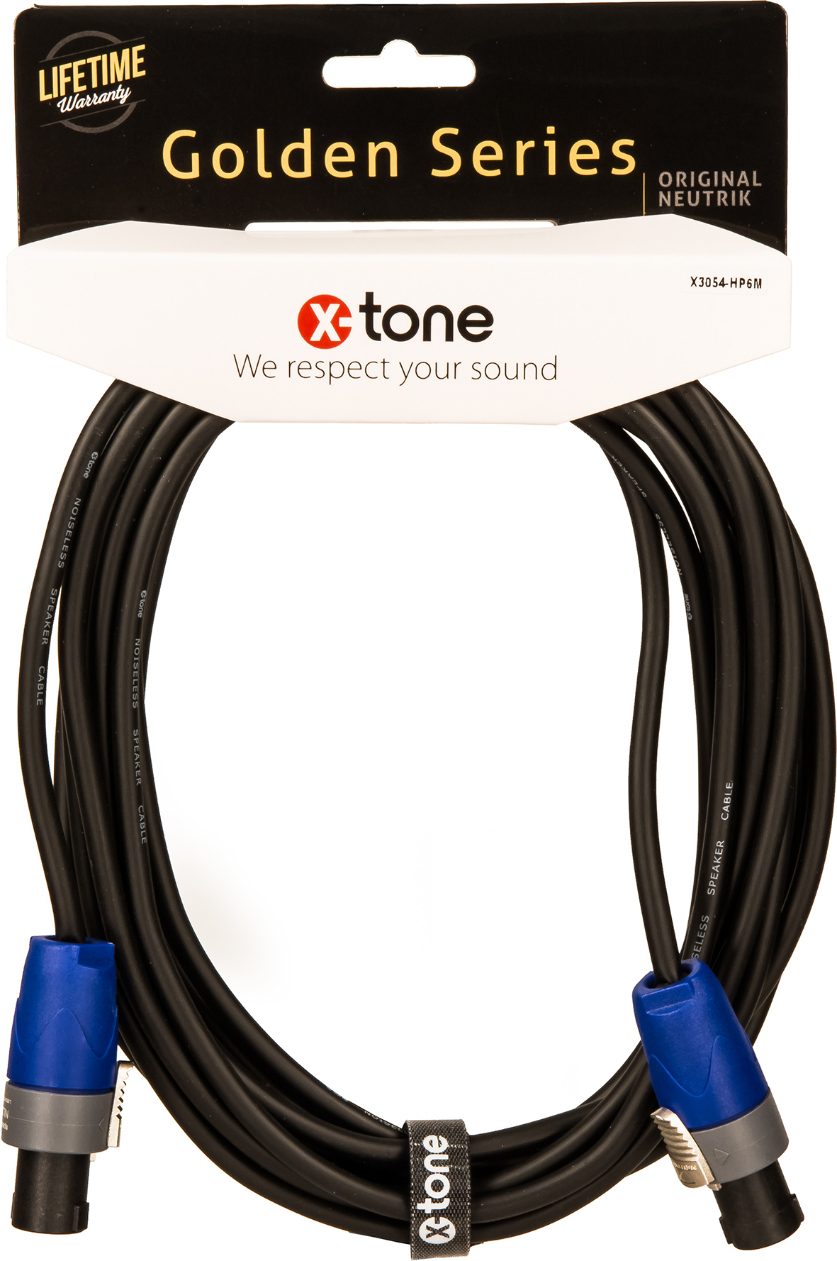 X-tone X3054-hp6m Speaker Cable Golden Series Neutrik Speakon 6m - CÂble - Main picture