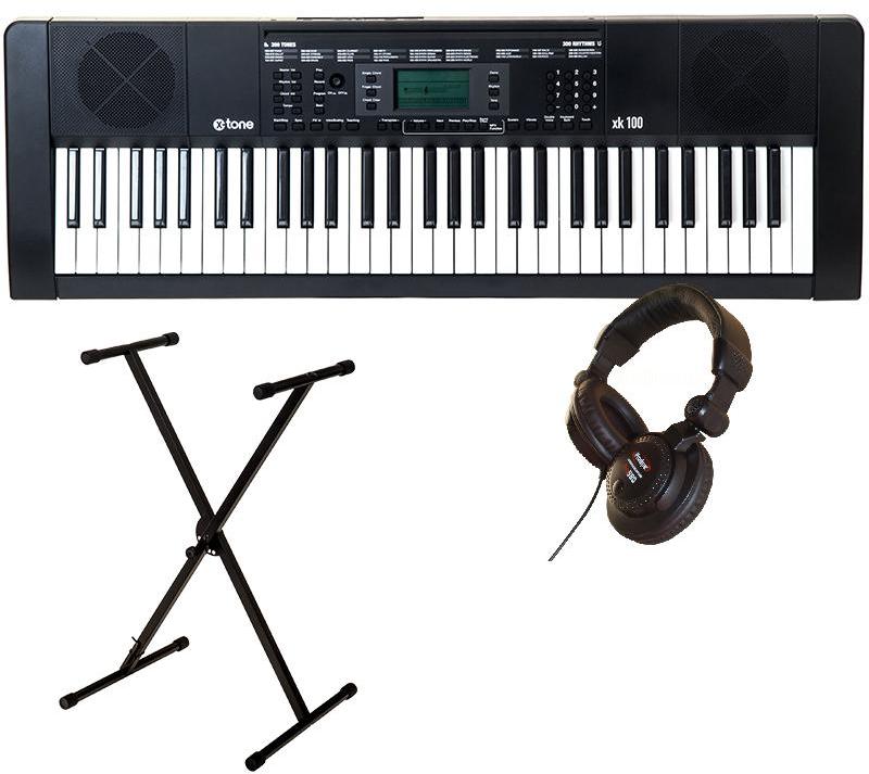 Pack clavier X-tone XK100 + casque pro 580 + stand X