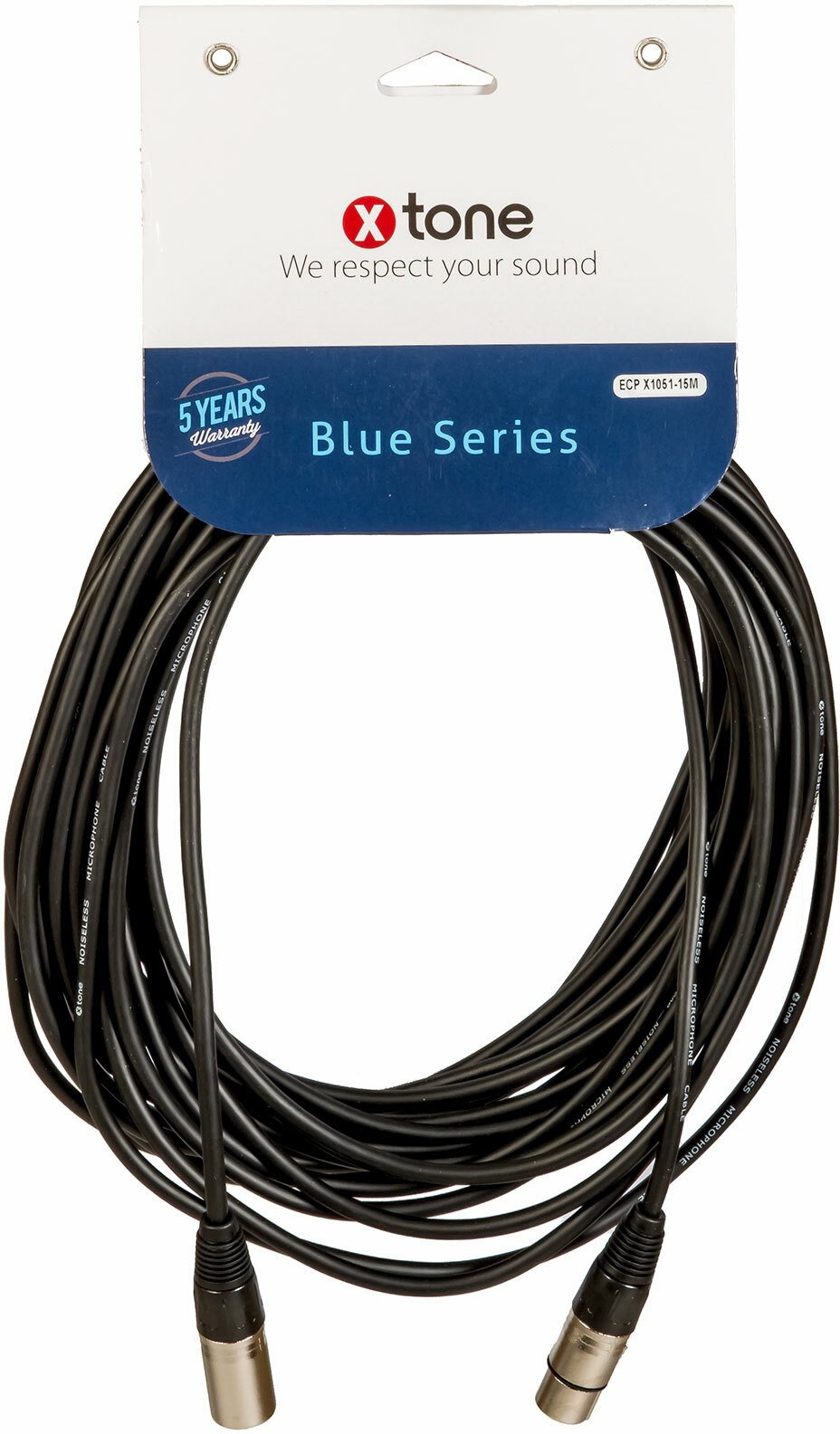 X-tone Xlr(m) / Xlr(f) 15m Blue Series (x1051-15m) - CÂble - Main picture