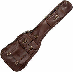 Housse basse électrique X-tone Deluxe Leather Electric Bass Bag - Medium Brown