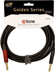 Câble X-tone X3070-6M Instrument Cable Right/Right 6m Golden Series