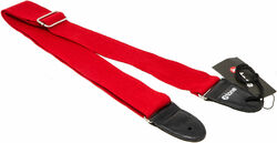 XG 3111 Cotton Metal Buckle Guitar Strap - Red