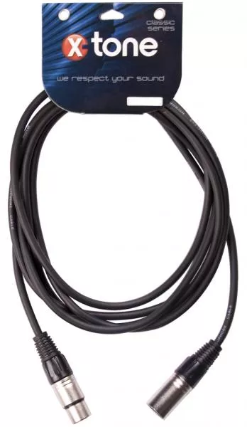 Câble X-tone X1001-1M XLR (M) / XLR (F)