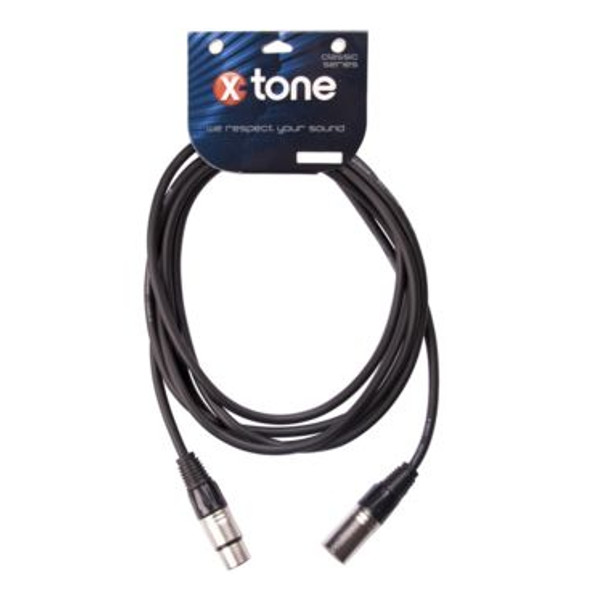 Câble X-tone X1002-3M XLR (M) / XLR (F)