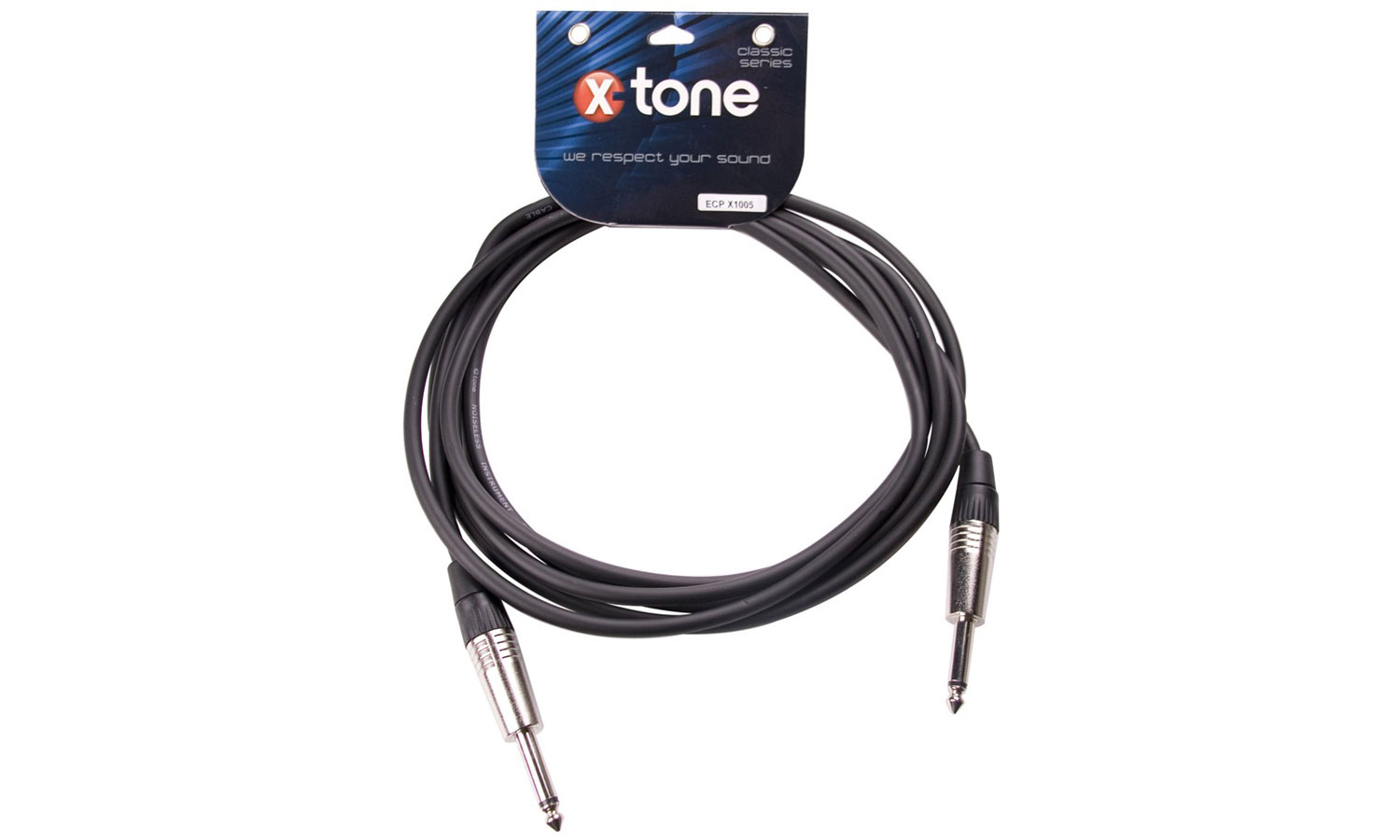 X-tone X1005-3m Instrument Cable Jack (m) 6,35 / Jack (m) 6,35 - CÂble - Variation 1