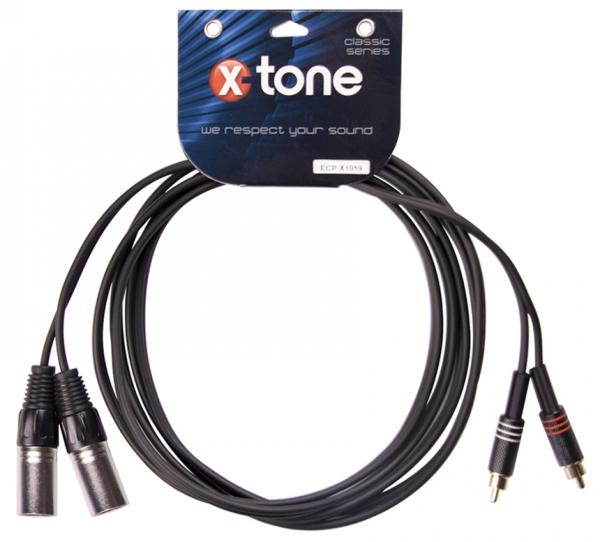 Câble X-tone X1018 2 xlr / 2 rca - 3m