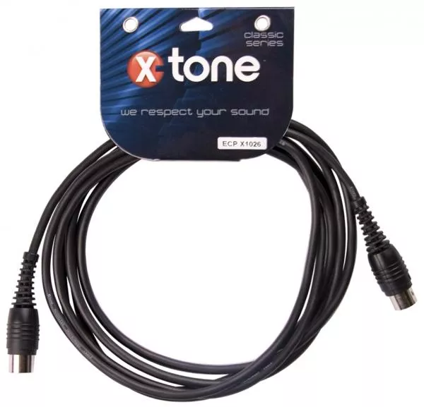 Câble X-tone X1026 MIDI 2 Din 5 Broches - 3m