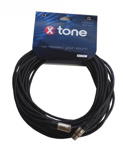 Câble X-tone X1051-15M XLR (M) / XLR (F)
