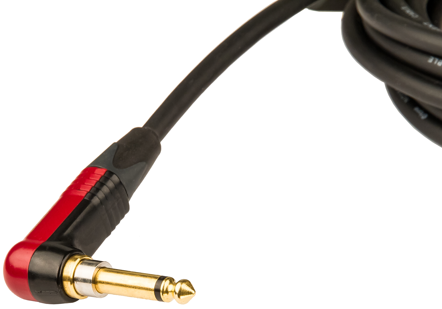 X-tone X3071-3 Instrument Cable Golden Neutrik Silent Droit/coude 3m - CÂble - Variation 2