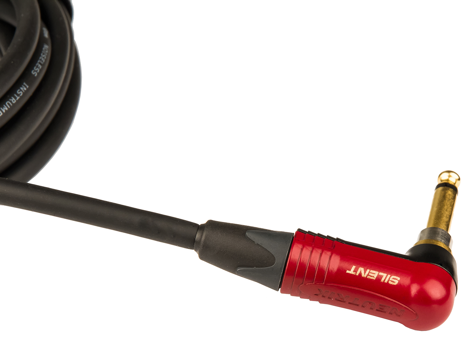 X-tone X3071-3 Instrument Cable Golden Neutrik Silent Droit/coude 3m - CÂble - Variation 3