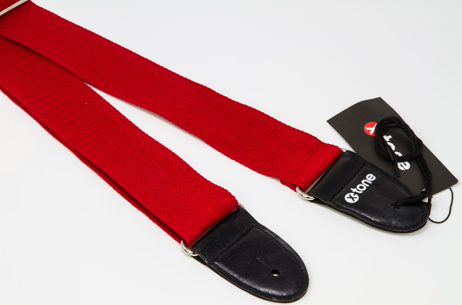 XG 3111 Cotton Metal Buckle Guitar Strap - Red Sangle courroie X-tone