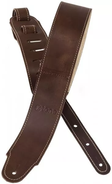 Sangle courroie X-tone xg 3155 Plus Leather Guitar Strap - Brown