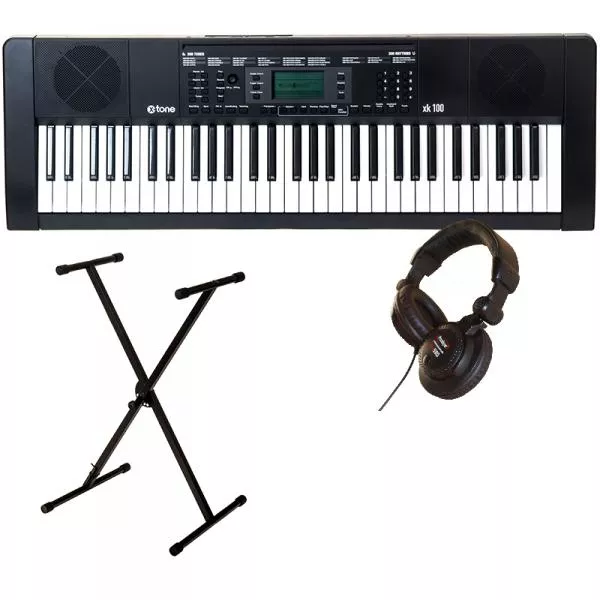 Pack clavier X-tone XK100 + casque pro 580 + stand X