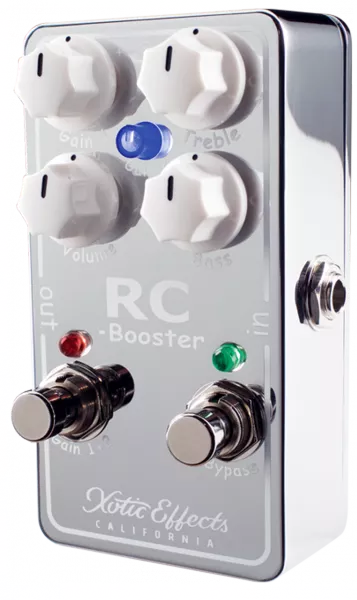Pédale volume / boost. / expression Xotic RC-Booster V2 pour guitare