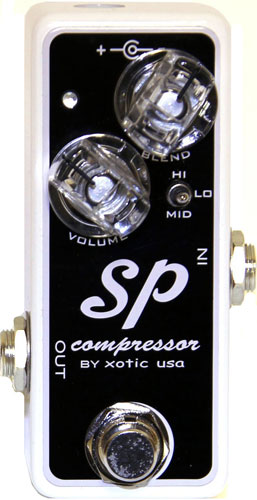 Pédale compression / sustain / noise gate  Xotic SP Compressor