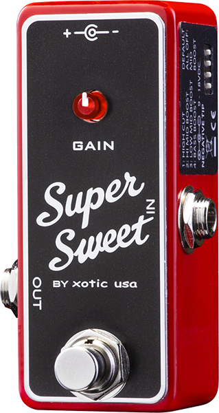 Pédale volume / boost. / expression Xotic Super Sweet Booster