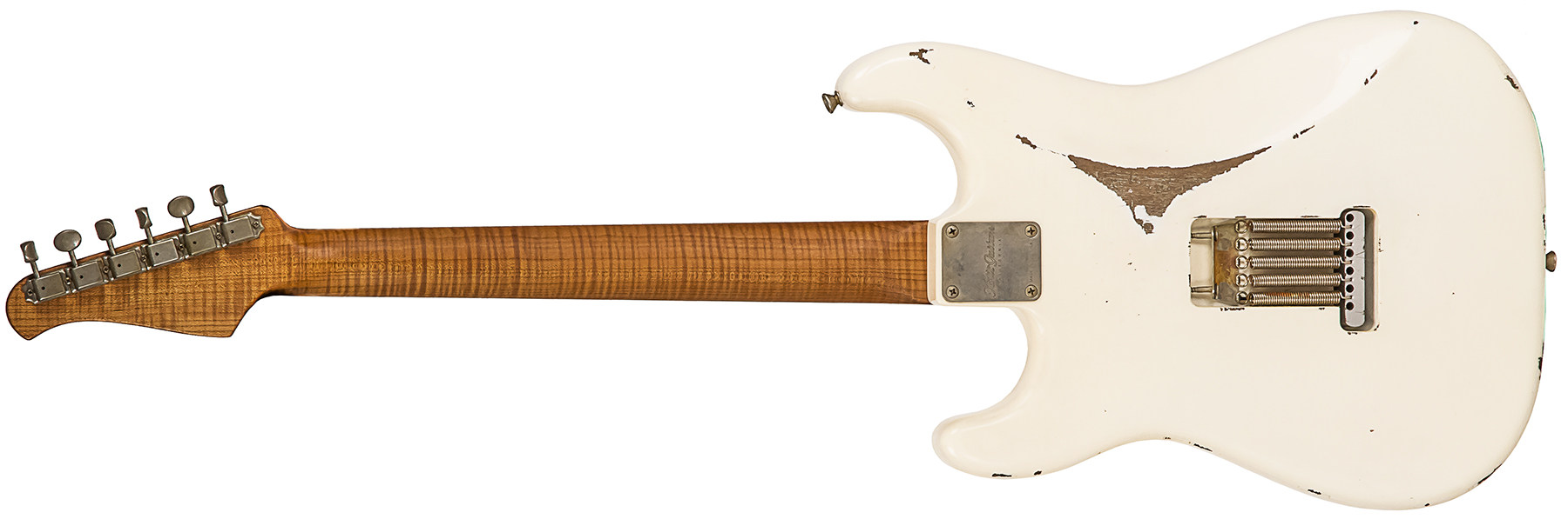 Xotic Xsc-1 Alder California Class 3s Rw #1624r - Heavy Aging Vintage White - Guitare Électrique Forme Str - Variation 1
