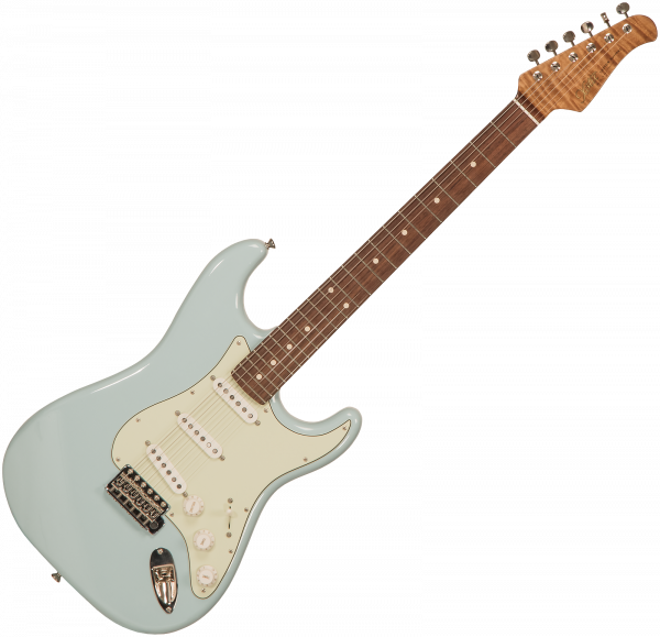 Guitarra eléctrica de cuerpo sólido Xotic California Classic XSC-1 Ash #2102 - Light aging sonic blue