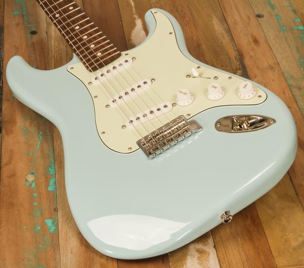 Guitare électrique solid body Xotic California Classic XSC-1 Ash #2102 - light aging sonic blue