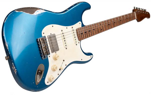 Guitare électrique solid body Xotic California Classic XSC-2 ALDER #1627 - heavy aging lake placid blue
