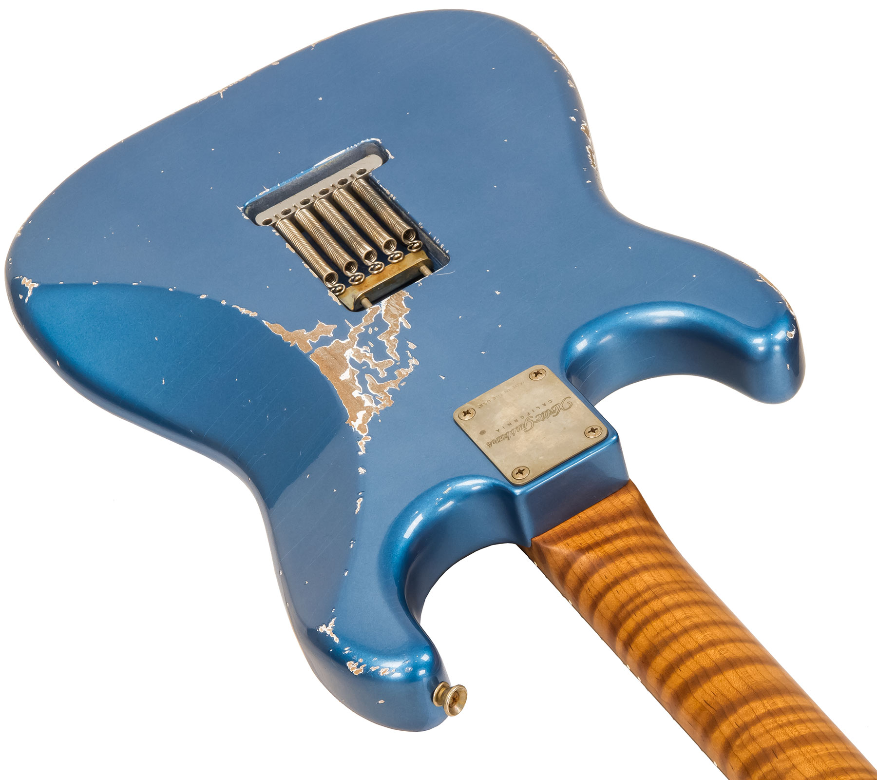 Xotic Xsc-2 Alder California Class Hss Rw #1628 - Heavy Aging Lake Placid Blue - Guitare Électrique Forme Str - Variation 3