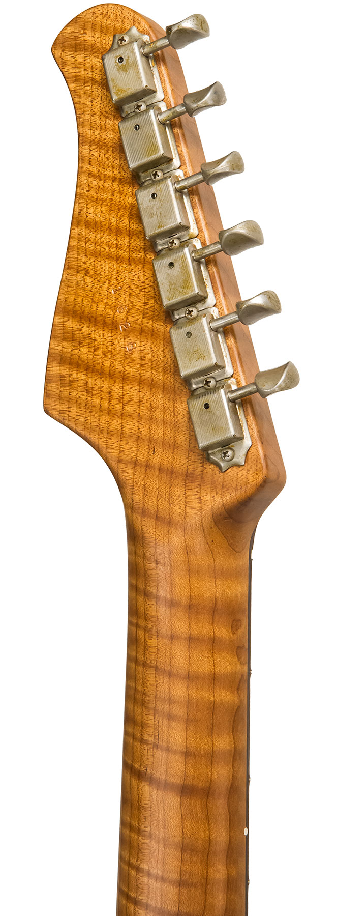 Xotic Xsc-2 Alder California Class Hss Rw #1628 - Heavy Aging Lake Placid Blue - Guitare Électrique Forme Str - Variation 5