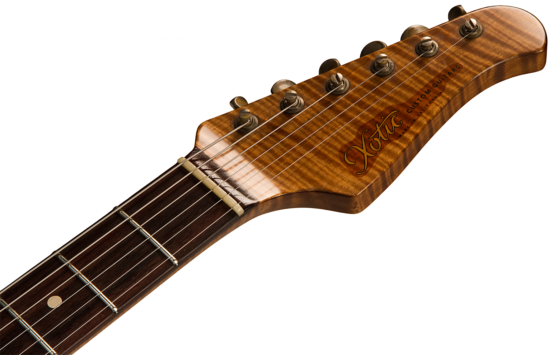 Xotic Xsc-2 Alder California Class Hss Trem Mn #2100 - Super Heavy Aging Black - Guitare Électrique Forme Str - Variation 4