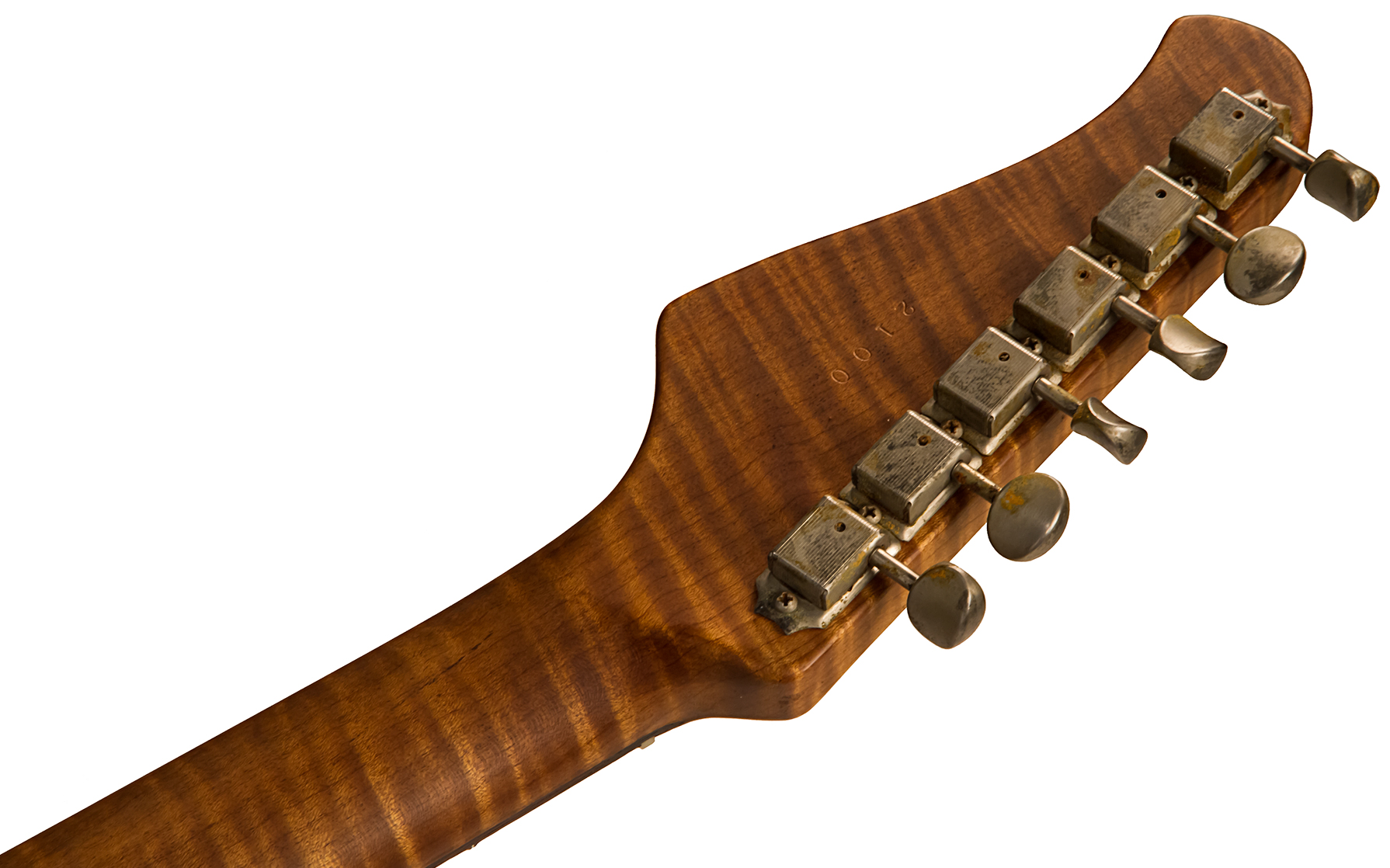 Xotic Xsc-2 Alder California Class Hss Trem Mn #2100 - Super Heavy Aging Black - Guitare Électrique Forme Str - Variation 5