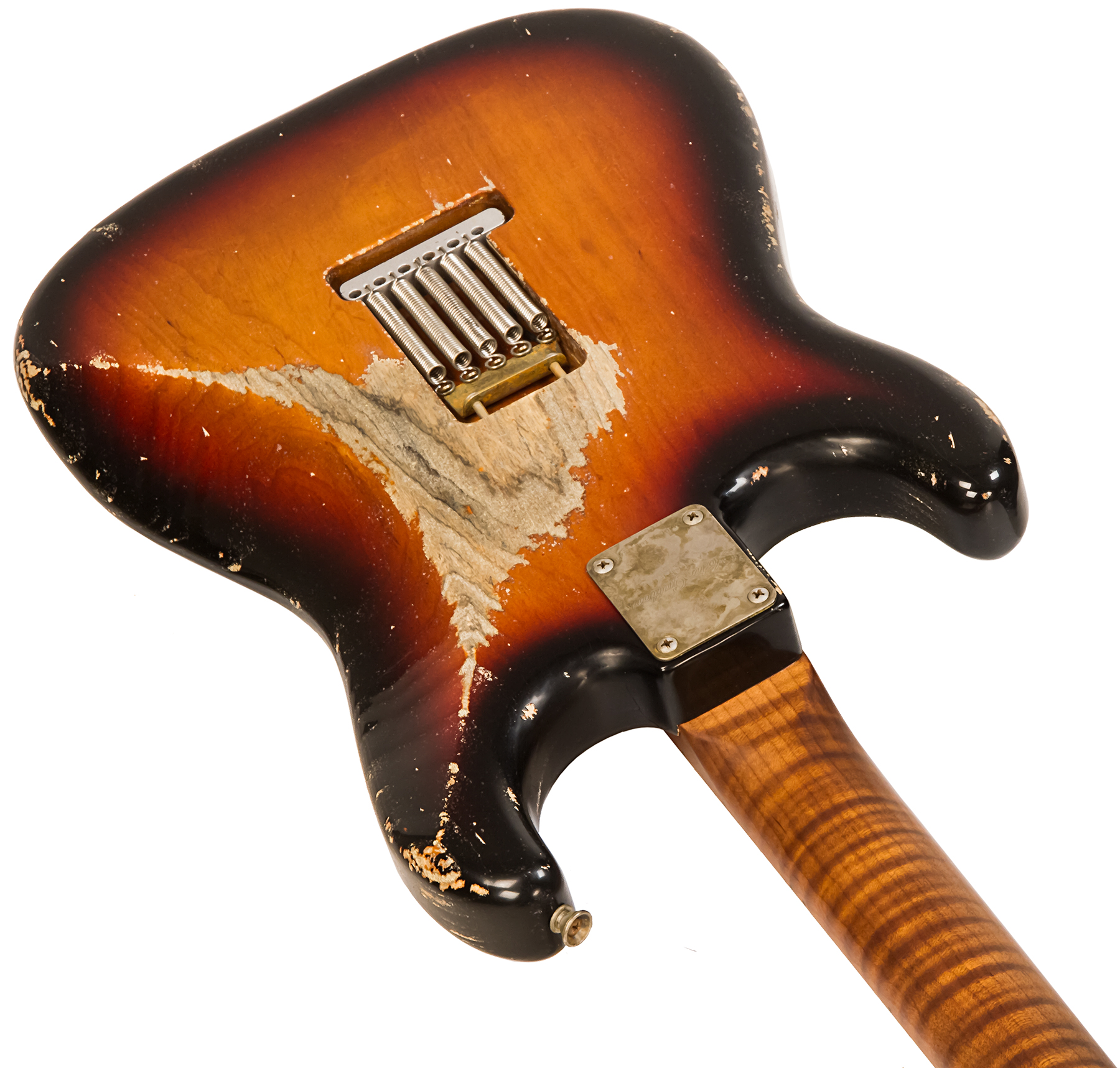 Xotic Xsc-2 Ash Calif. Class Hss Rw #2090 - Super Heavy Aging 3 Tone Burst - Guitare Électrique Forme Str - Variation 2