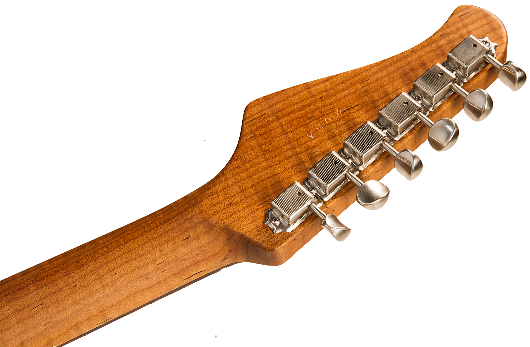 Xotic Xsc-2 Ash Calif. Class Hss Trem Rw #2094 - Medium Aging Sherwood Green - Guitare Électrique Forme Str - Variation 4