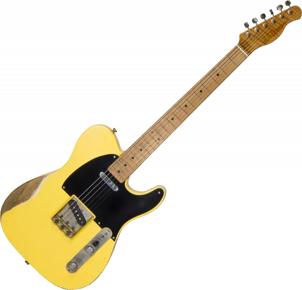 Guitare électrique solid body Xotic California Classic XTC-1 Alder #1940 - heavy aging butterscotch